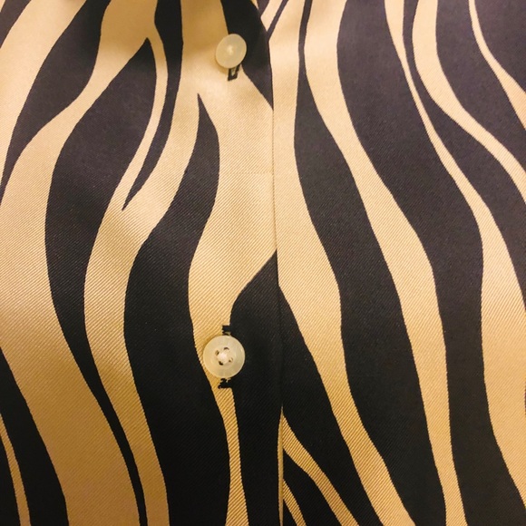 100% silk Ralph Lauren top - Picture 2 of 5